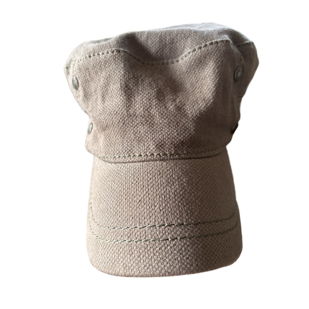 Mens Crowncap Beige One Size Military Cadet Cap